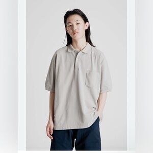 Nanamica Half Sleeve Polo Shirt Taupe Grayish S25SG113U M Japan